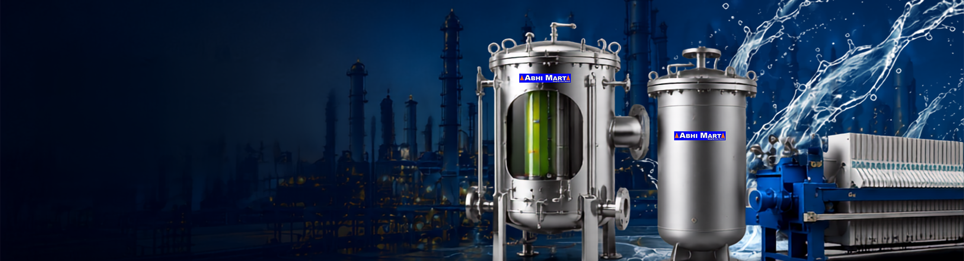 Industrial filtration and separation equipment plant